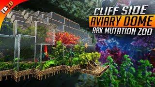 INSANE CLIFF SIDE AVIARY BIO-DOME! Ark Survival Evolved Mutation Zoo