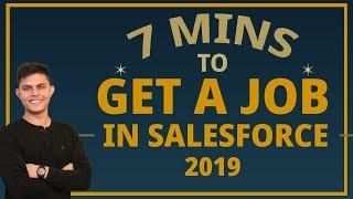 Get a JOB as a FRESHER in SALESFORCE ecosystem in just 7 minutes