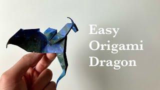 Easy Origami Dragon