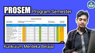 Cara Membuat Prosem Program Semester Kurikulum Merdeka Mudah