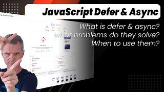 JavaScript ASYNC and DEFER, what are they for?