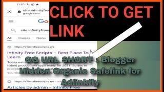 OG URL SHORT : Blogger Hidden Organic Safelink for Adlinkfly