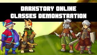 DarkStory Online - Classes demonstration