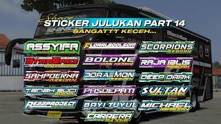 PART 14SHAREE STICKER JULUKAN BUS BUSSID SPRCIAL PART 14FREE PPL BEBAS EDITBY MYF OFFICIAL