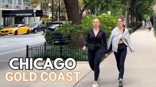 Chicago (USA) Gold Coast Neighborhoods Walking Tour Sunday | September 29, 2024 | 4k Video