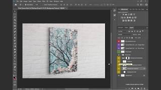 How to change the background of a Canvas Mockup?