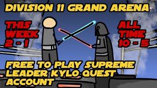 GRAND ARENA Division 11 - FTP Kylo Quest account!