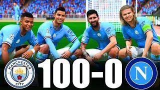 FIFA 23 | RONALDO, MESSI, MBAPPE, NEYMAR, ALL STARS | MAN CITY 100-0 JUVENTUS | UCL FINAL IN 4K