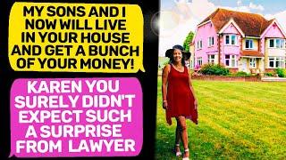 Karen thinks After Divorce she will be the Owner of Land, House and Private Property r/ProRevenge