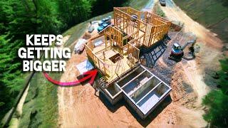 Construction of a MEGA Sized Modern Home PT 32