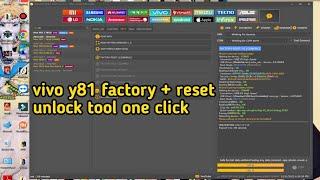 vivo y81 factory reset unlock tool ।। vivo y81 password frp unlock by unlock tool.