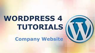 COMPANY website - WP Wordpress Course & tutorial #13