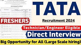 Tata Recruitment 2024 | Freshers | Job Vacancy 2024 | Latest Jobs | Tata Job Vacancy 2024 | Mnc Jobs