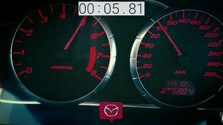 Mazda 6 MPS 0-100 km/h acceleration *stock*