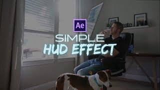 Simple HUD / After effects tutorial 2020