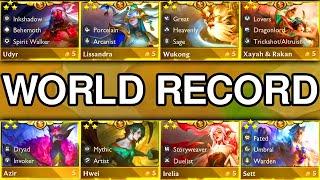 TFT SET 11 WORLD RECORD ⭐⭐⭐⭐⭐⭐⭐⭐