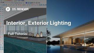 How to Render Interior & Exterior Lighting for a Villa | Community-made Tutorial