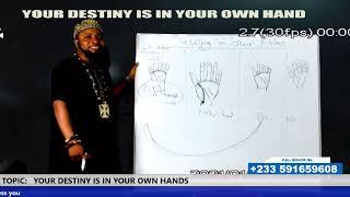 YOUR DESTINY IS IN YOUR OWN HANDS