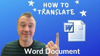 How To Translate Word Document with DocTranslator.com (FREE up to 2,000 words!)