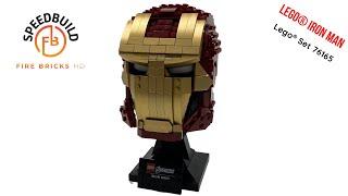 LEGO Marvel 76165 Iron Man Helmet Speed Build - Stop Motion