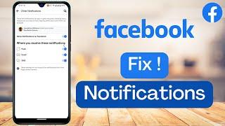 Fix Facebook Notifications Not Working Problem !!