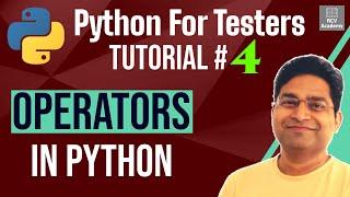 Python for Testers #4 - Operators in Python