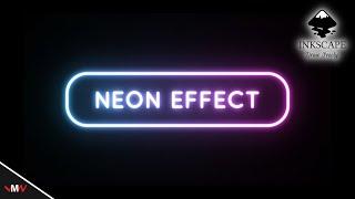 Neon Text Effect in Inkscape | Inkscape Tutorial