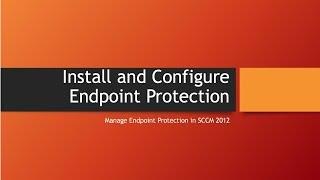 SCCM Endpoint Protection