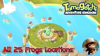 Tamagotchi Adventure Kingdom -  All 25 Frogs Locations