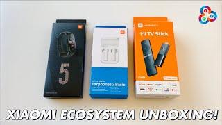 Xiaomi Ecosystem Product Unboxing! Mi Smart Band 5, Mi True Wireless Earphones 2 Basic & Mi TV Stick