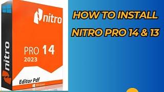 how to install nitro pro 14 in All window