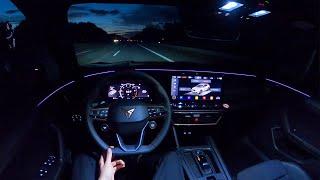 2021 CUPRA FORMENTOR VZ 2.0 TSI 310 PS NIGHT POV TOP SPEED AUTOBAHN FRANKFURT (60 FPS)