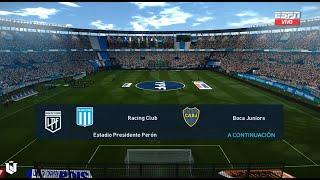 Racing Club vs Boca Juniors ● Torneo Apertura 2025 ● PES 2021