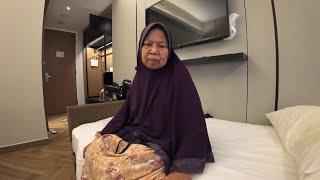 IBU JAMILAH NYAMAN DAN SEHAT TIDUR DI HOTEL PERTAMA SARAPAN PAGI DI HOTEL | WIRTA KUNIL KUNIL