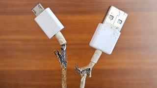 Do not throw away the original cable of the phone, but fix it in seconds