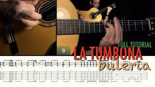 La Tumbona (buleria) by Paco de Lucia - Full Tutorial with Tabs