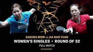 FULL MATCH | Sakura Mori vs Jia Nan Yuan | WS R32 | #ChinaSmash 2024