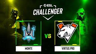 Monte проти Virtus.pro | Мапа 3 Mirage | ESL Challenger Jönköping 2023