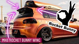 NEW ROCKET BUNNY WING FOR THE MK6 GOLF R!