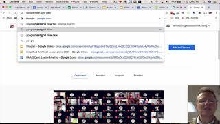 How to update grid view (fix) in google meet