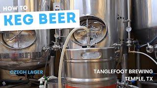 How To Keg Czech Lager In A Small Brewery