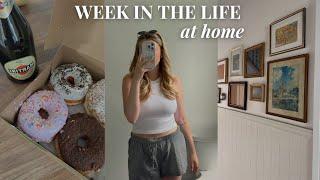 WEEK IN MY LIFE AT HOME   cozy homebody life, home projects, gardening & hitting 100k!!!!