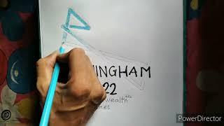 BIRMINGHAM 2022 Commmonwealth Games Official Logo Drawing Step By Step| #art_video