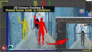 3D Camera Tracking with Syntheyes Tutorial | Manual Scene Scaling in Syntheyes