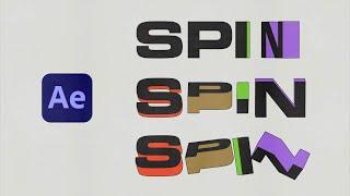 Create Stunning 3D Spinning Type Animations in After Effects