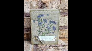 Quiet Meadow Thinking of You Card Stampin UP!