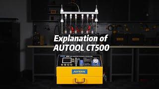 Explanation of #autool CT500 Injectors Cleaner &Tester Installation Tutorial #automobile #injector