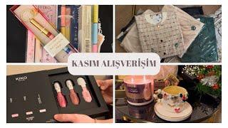 Sessiz vlog | Kasım alışverişim ️