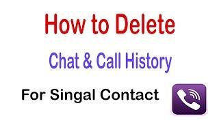 How to Delete Chat & Call History for a Single Contact on Viber