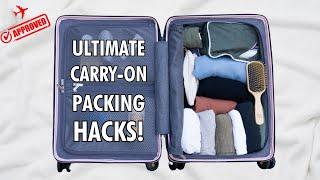 20 Minimalist Packing Hacks for Carry On Only | How to Pack Less and Better for Travel